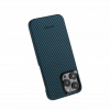 Чехол Pitaka MagEZ Case 4 для iPhone 15 Pro (6.1), черно-синий, кевлар (арамид)