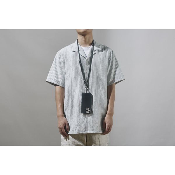 Шнурок Pitaka Strap 3 в 1 для телефона (на плечо/шею/запястье), черный/серый (Black/Grey) MSB2401