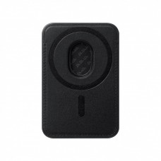 Чехол-бумажник Pitaka MagSafe Woven Wallet, черный (MWW2401)