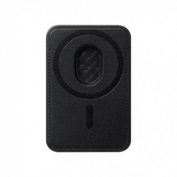 Чехол-бумажник Pitaka MagSafe Woven Wallet, черный (MWW2401)