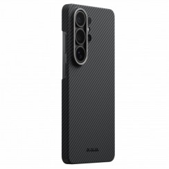Чехол Pitaka Edge (Ultra-Slim) Case для Samsung S26, черный/серый (600D Black/Grey (Twill)), черный (KS2601)