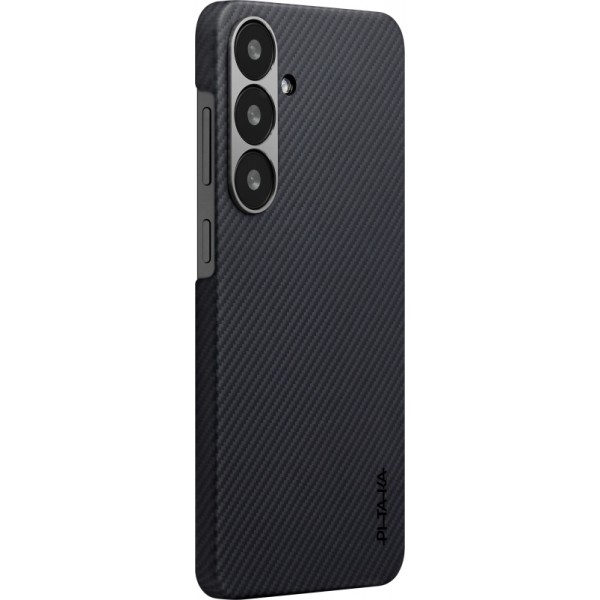 Чехол Pitaka Ultra-Slim для Galaxy S25, кевлар, черный (KS2501)