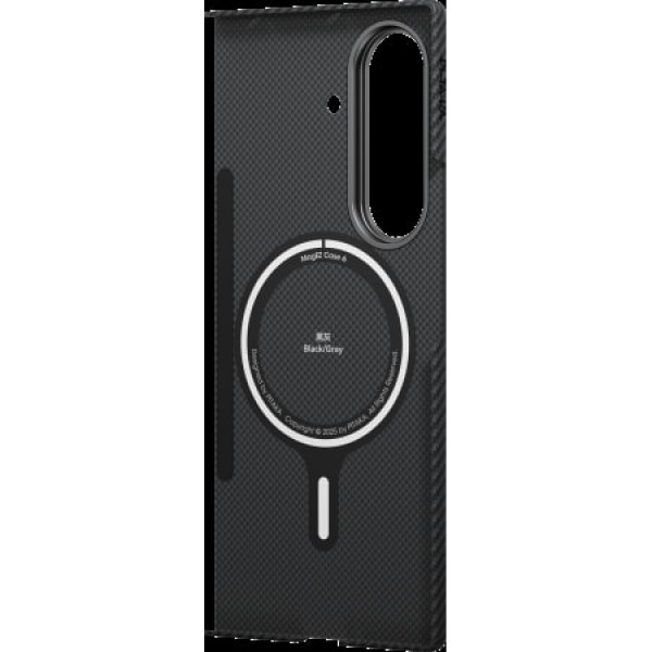 Ультра тонкий чехол Pitaka для Samsung Galaxy Z Fold7, черный/серый (FBFOLD7)