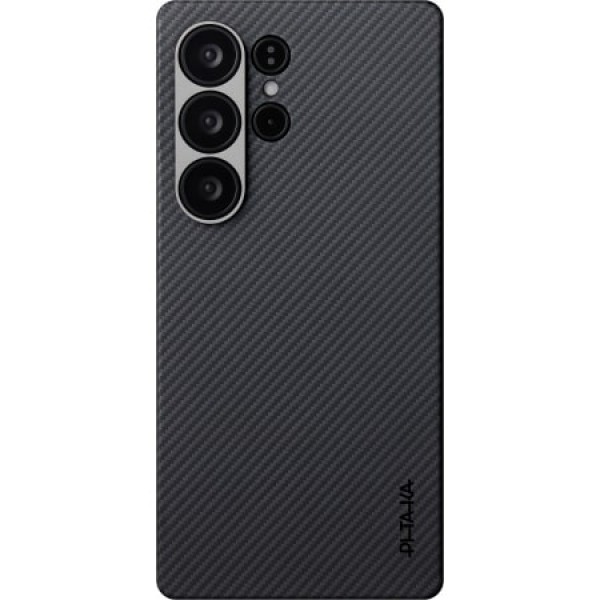 Чехол Pitaka Ultra-Slim для Samsung Galaxy S25 Ultra, черный/серый (KS2501U)