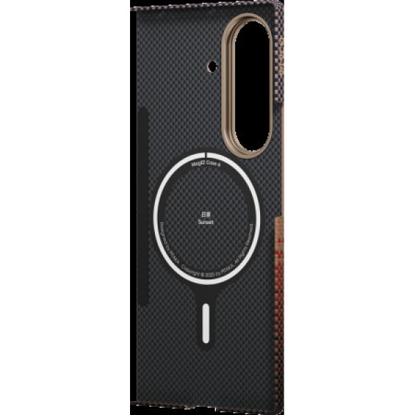 Ультра тонкий чехол Pitaka для Samsung Galaxy Z Fold7, принт закат (FSFOLD7)