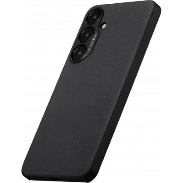 Чехол Pitaka MagEZ Case 4 для Samsung S24 Plus, черный/серый (Black/Grey Twill) (KS2401S)