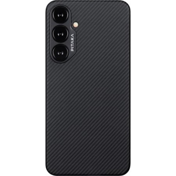 Чехол Pitaka MagEZ Case 4 для Samsung S24 Plus, черный/серый (Black/Grey Twill) (KS2401S)