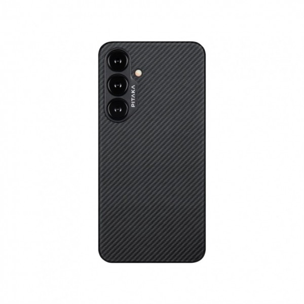 Чехол Pitaka MagEZ Case 4 для Samsung S24, черный/серый (Black/Grey Twill) (KS2401)