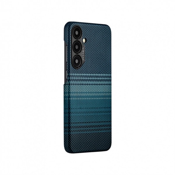 Чехол PITAKA Fusion Weaving MagEZ Case 4 для Samsung S24, принт восход луны (Moonrise) (FM2401)