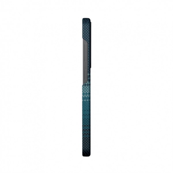 Чехол PITAKA Fusion Weaving MagEZ Case 4 для Samsung S24, принт восход луны (Moonrise) (FM2401)