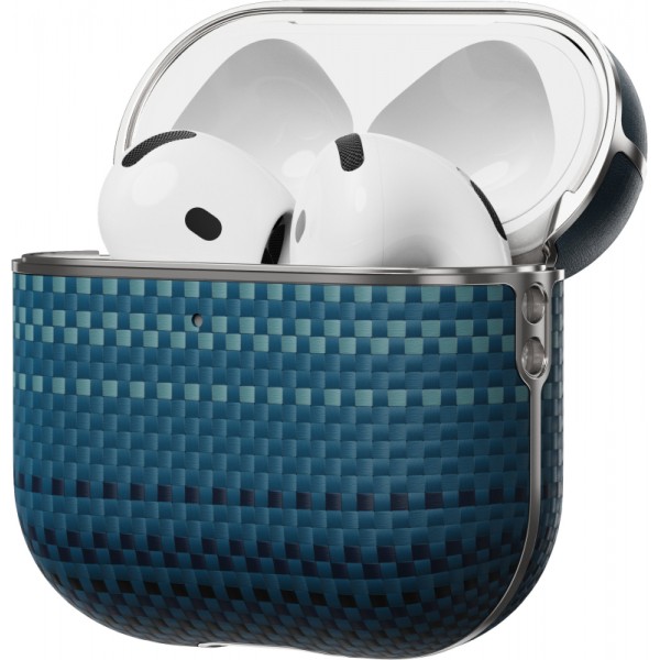 Чехол Pitaka Aramid Fiber Case for AirPods Pro/Pro 2 (MagSafe), принт восход луны (Moonrise) (APM2403)