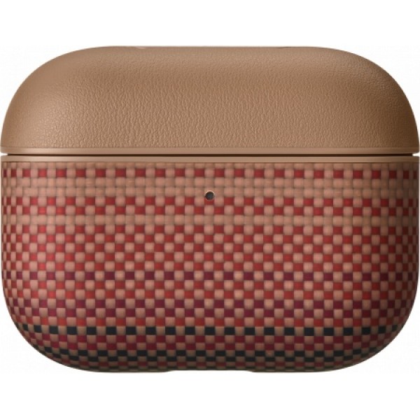 Чехол Pitaka из арамидного волокна и кожи для AirPods Pro 3, Sunset (APM2502)