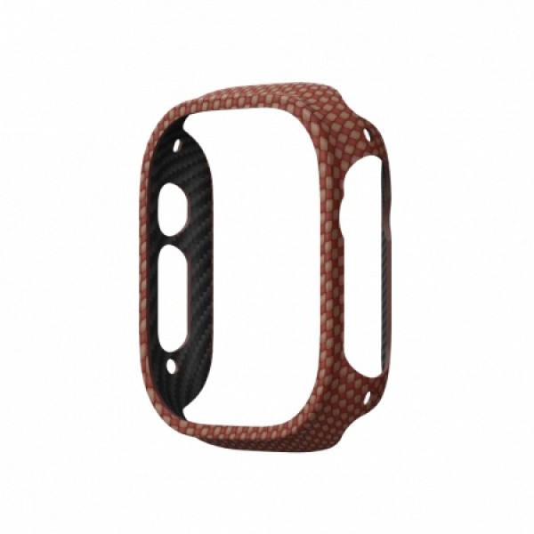 Чехол PITAKA Air Case для Apple Watch 49мм Ultra/Ultra 2/Ultra 3, принт закат (Sunset) (AWU2401)