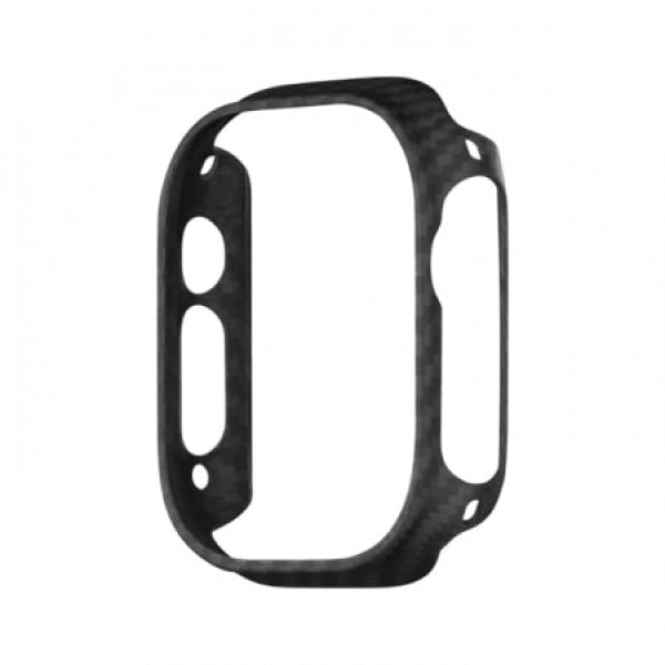 Чехол Pitaka Air Case для Apple Watch 49мм Ultra/Ultra 2, чёрно/серый (полоска) (KW3001A)