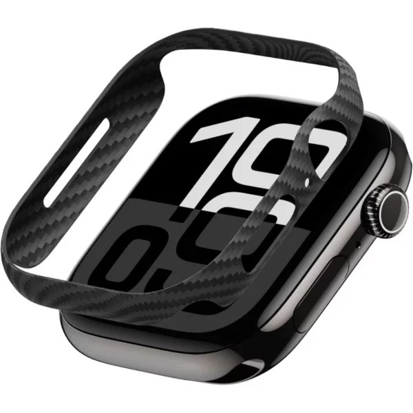 Чехол Pitaka Air Case для Apple Watch 42мм 10, чёрно/серый (полоска) (AWB2404)