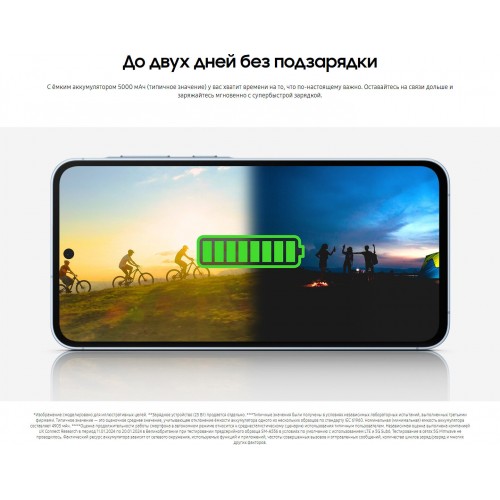 Смартфон Samsung Galaxy A55 5G 8/128 ГБ, Dual: nano SIM + eSIM, iceblue