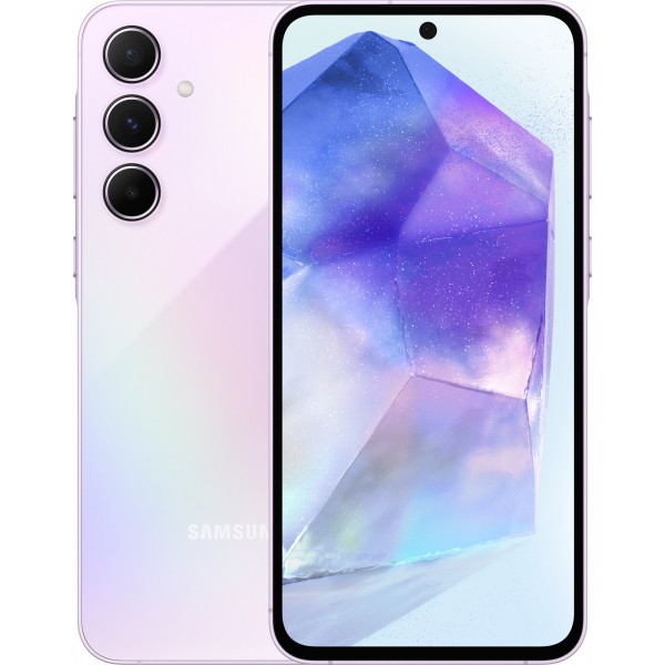 Смартфон Samsung Galaxy A55 5G 8/256 ГБ, Dual: nano SIM + eSIM, lilac