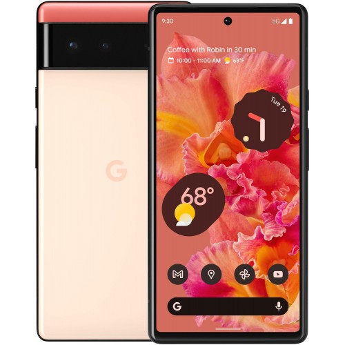 Смартфон Google Pixel 6 8/256 ГБ, nano SIM+eSIM, kinda coral