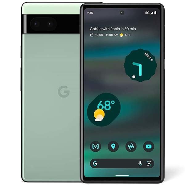 Смартфон Google Pixel 6A 6/128 ГБ, nano SIM+eSIM, Sage