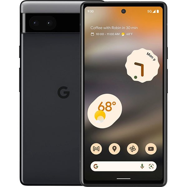 Смартфон Google Pixel 6A 6/128 ГБ, nano SIM+eSIM, Charcoal