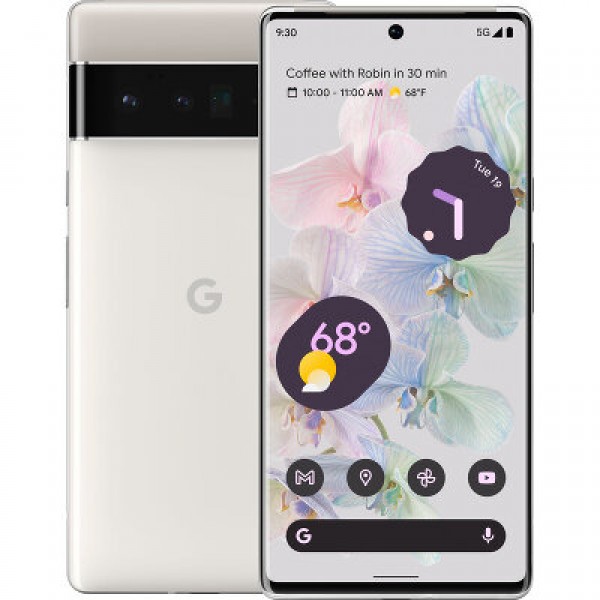 Смартфон Google Pixel 6 Pro 12/128 ГБ, nano SIM+eSIM, cloudy white