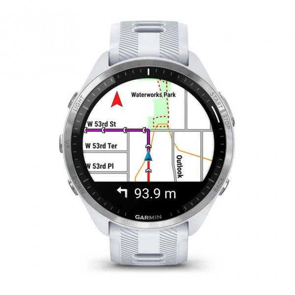 Купить Умные часы Garmin Forerunner 965 Amoled Whitestone (010-02809-21 EU) в Москве