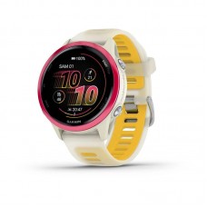 Умные часы Garmin Forerunner 570 42mm Bone Raspberry Mango 010-02970-02