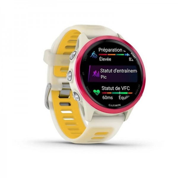 Умные часы Garmin Forerunner 570 42mm Bone Raspberry Mango 010-02970-02