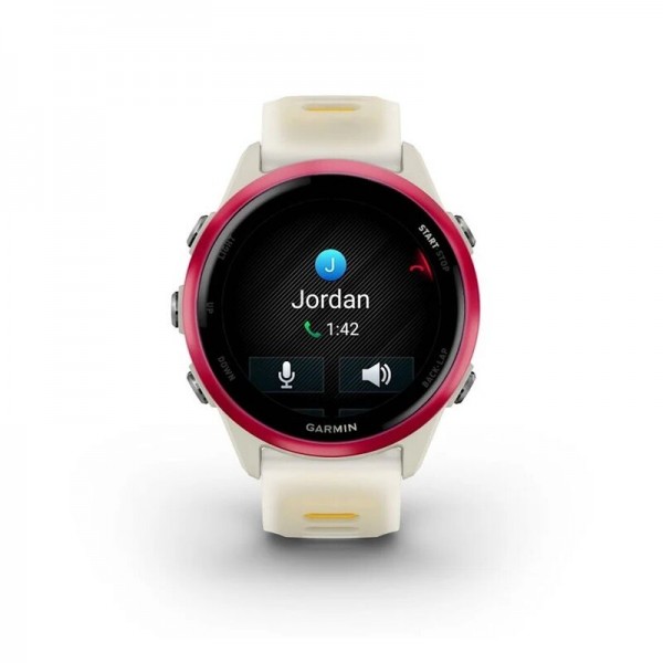 Умные часы Garmin Forerunner 570 42mm Bone Raspberry Mango 010-02970-02