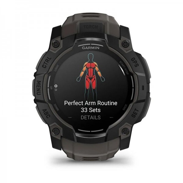 Умные часы Garmin Instinct 3 50 mm AMOLED Black 010-03020-00