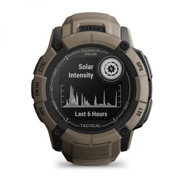 Умные часы Garmin Instinct 2X Solar Tactical Coyote Tan Bezel with Coyote Tan Silicone Band EU  010-02805-02
