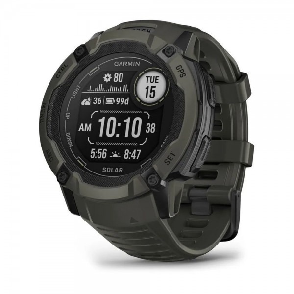 Умные часы Garmin Instinct 2X Solar Moss Bezel with Moss Silicone Band EU  010-02805-05