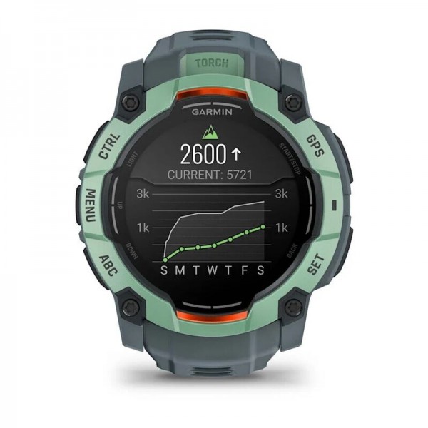 Умные часы Garmin Instinct 3 50 mm AMOLED Neotropic Grey 010-03020-01