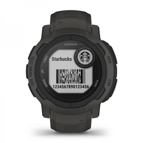 Умные часы Garmin Instinct 2 Solar Graphite 010-02627-00