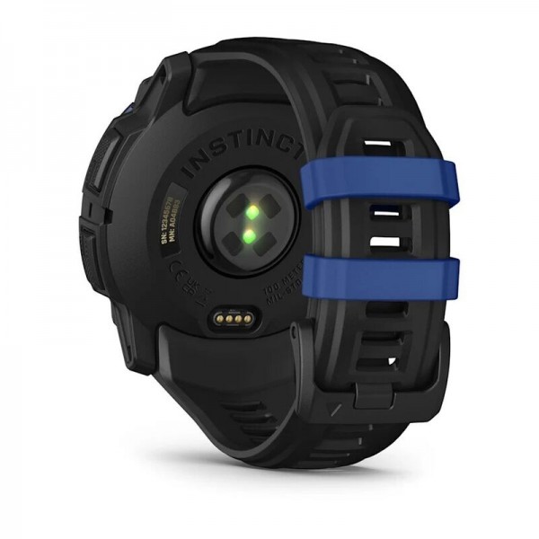 Умные часы Garmin Instinct 3 50 mm AMOLED Black Blue 010-03020-03