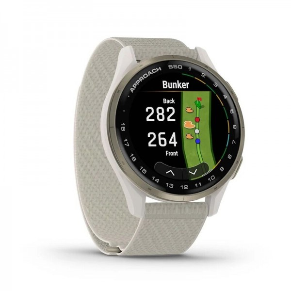 Умные часы Garmin Approach S50 Creme Gold 010-03010-01