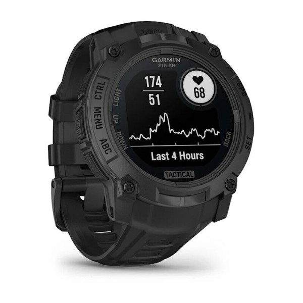 Умные часы Garmin Instinct 3 50 mm Solar Tactical Edition Black 010-02935-50
