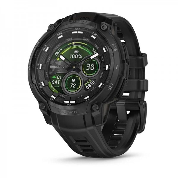 Умные часы Garmin Instinct Crossover Amoled Tactical Edition Black 010-03398-02