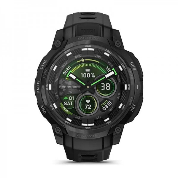 Умные часы Garmin Instinct Crossover Amoled Tactical Edition Black 010-03398-02