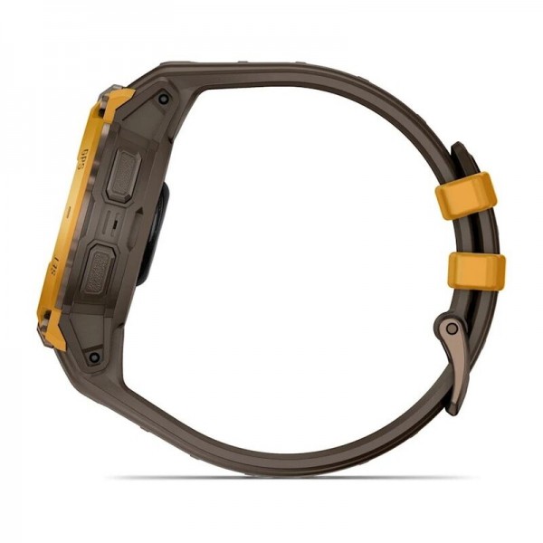 Умные часы Garmin Instinct Crossover Amoled Bronze Sunburst Cocoa 010-03398-01