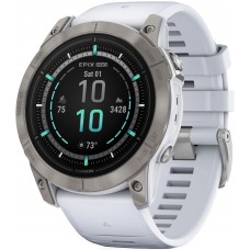 Умные часы Garmin Epix Pro (Gen 2) 51mm Sapphire Titanium Whitestone (010-02804-12)