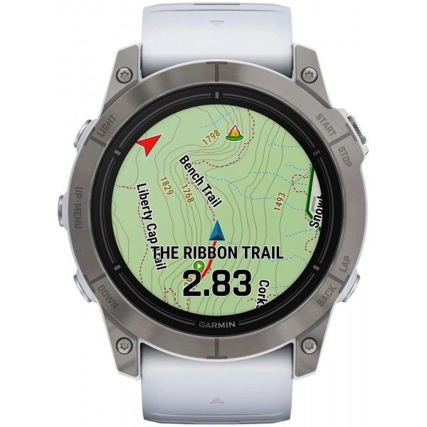 Умные часы Garmin Epix Pro (Gen 2) 51mm Sapphire Titanium Whitestone (010-02804-12)