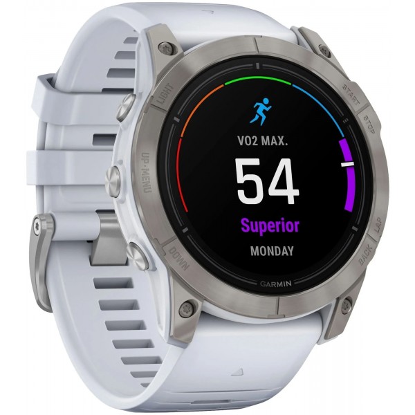 Умные часы Garmin Epix Pro (Gen 2) 51mm Sapphire Titanium Whitestone (010-02804-12)