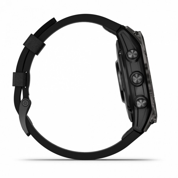 Умные часы Garmin Epix Pro (Gen 2) 47мм Carbon Gray Titanium with Black Band