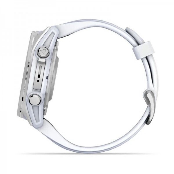 Умные часы Garmin Fenix 8 43 мм Amoled Silver with Whitestone Silicone Band 010-02903-00