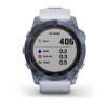 Умные часы Garmin FENIX 7X Blue Titanium With Whitestone Band