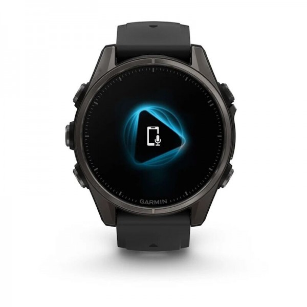 Умные часы Garmin Fenix 8 43 мм Amoled Sapphire Titanium Carbon Gray 010-02903-21
