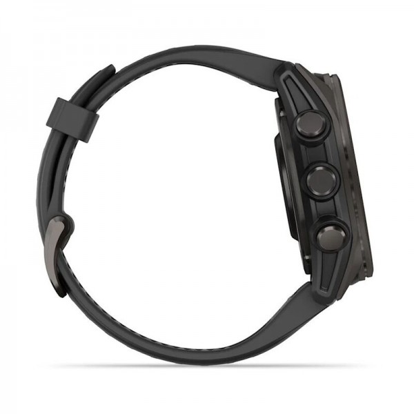Умные часы Garmin Fenix 8 43 мм Amoled Sapphire Titanium Carbon Gray 010-02903-21
