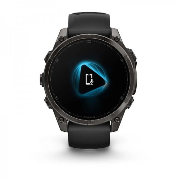 Умные часы Garmin Fenix 8 47 мм Amoled Sapphire Titanium Carbon Gray 010-02904-21