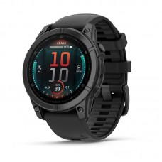 Умные часы Garmin Fenix E 47 мм Amoled Slate Gray Steel with Black Silicone Band 010-03025-01